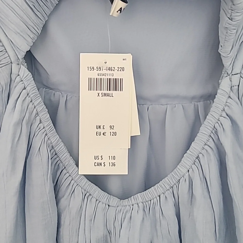 Abercrombie & Fitch Light Blue Maxi Dress